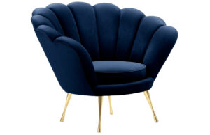 Cosmopolitan Design Sametové křeslo Kingston