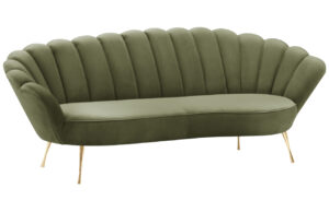 Cosmopolitan Design Sametová pohovka Kingston 224 cm