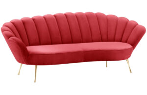 Cosmopolitan Design Sametová pohovka Kingston 224 cm