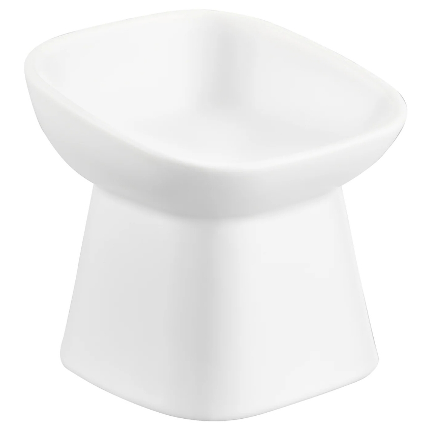 Bílá keramická miska pro psy Yamazaki Tower 11