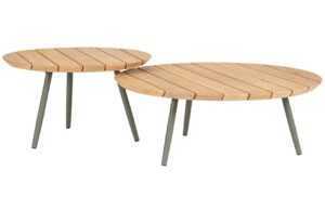 Bizzotto Set dvou zahradních stolků Ivissa II. 60/80 cm