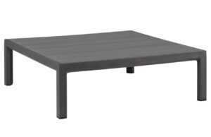 Nardi Šedý plastový zahradní stolek Maximo Tavolino 80 x 80 cm