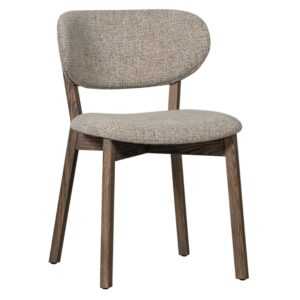 WOOOD Pískově hnědá čalouněná jídelní židle Ubak