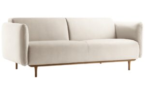 Micadoni Sametová pohovka Noomi 162 cm