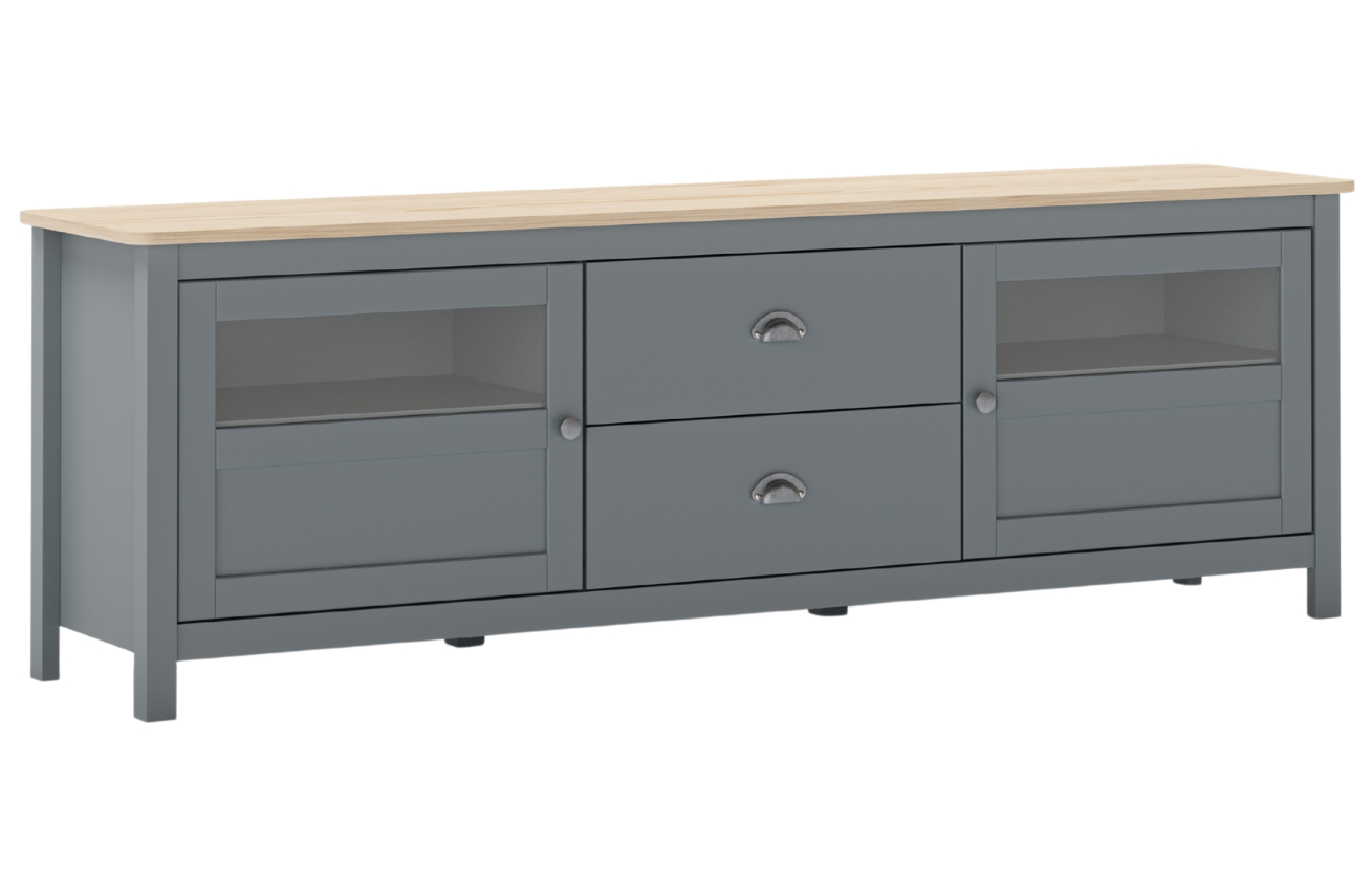 Marckeric Dřevěný TV stolek Misti 180 x 40 cm