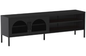 Marckeric Kovový TV stolek Diora 160 x 35 cm