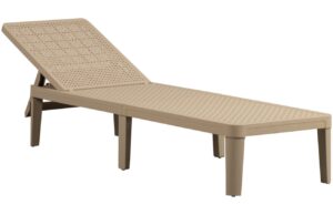 WOOOD Plastové zahradní lehátko Jimmy