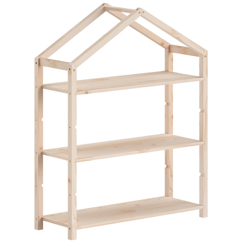 Vipack Dřevěný regál Dallas 141 x 111 cm