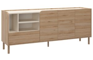 Marckeric Komoda Monza 180 x 44 cm s dřevěným dekorem