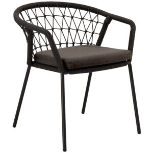 Somcasa Šedá zahradní židle Solene