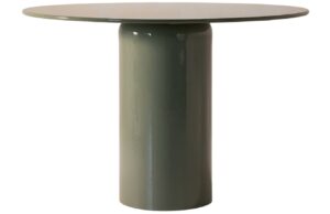 Micadoni Zelený kovový jídelní stůl Clementin 120 cm