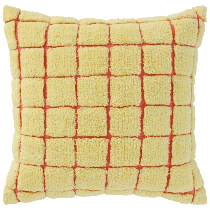 Jotex Žlutý bavlněný povlak na polštář ERIN 50 x 50 cm