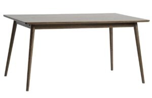 Unique Furniture Tmavě hnědý dubový jídelní stůl Barrali 150 x 90 cm