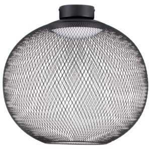 Nova Luce Černé kovové stropní LED světlo Kinetic 50 cm