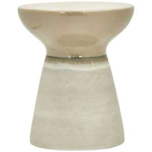 House Doctor Pískově hnědý keramický odkládací stolek Pablo 36 cm