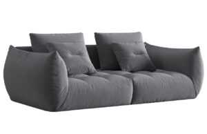 Micadoni Sametová pohovka Bloom 232 cm