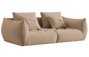 Micadoni Sametová pohovka Bloom 232 cm