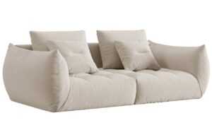 Micadoni Sametová pohovka Bloom 232 cm