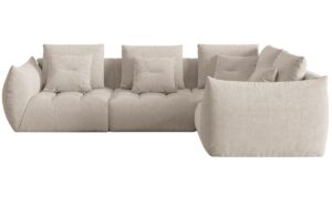 Micadoni Rohová pohovka Bloom 316 cm