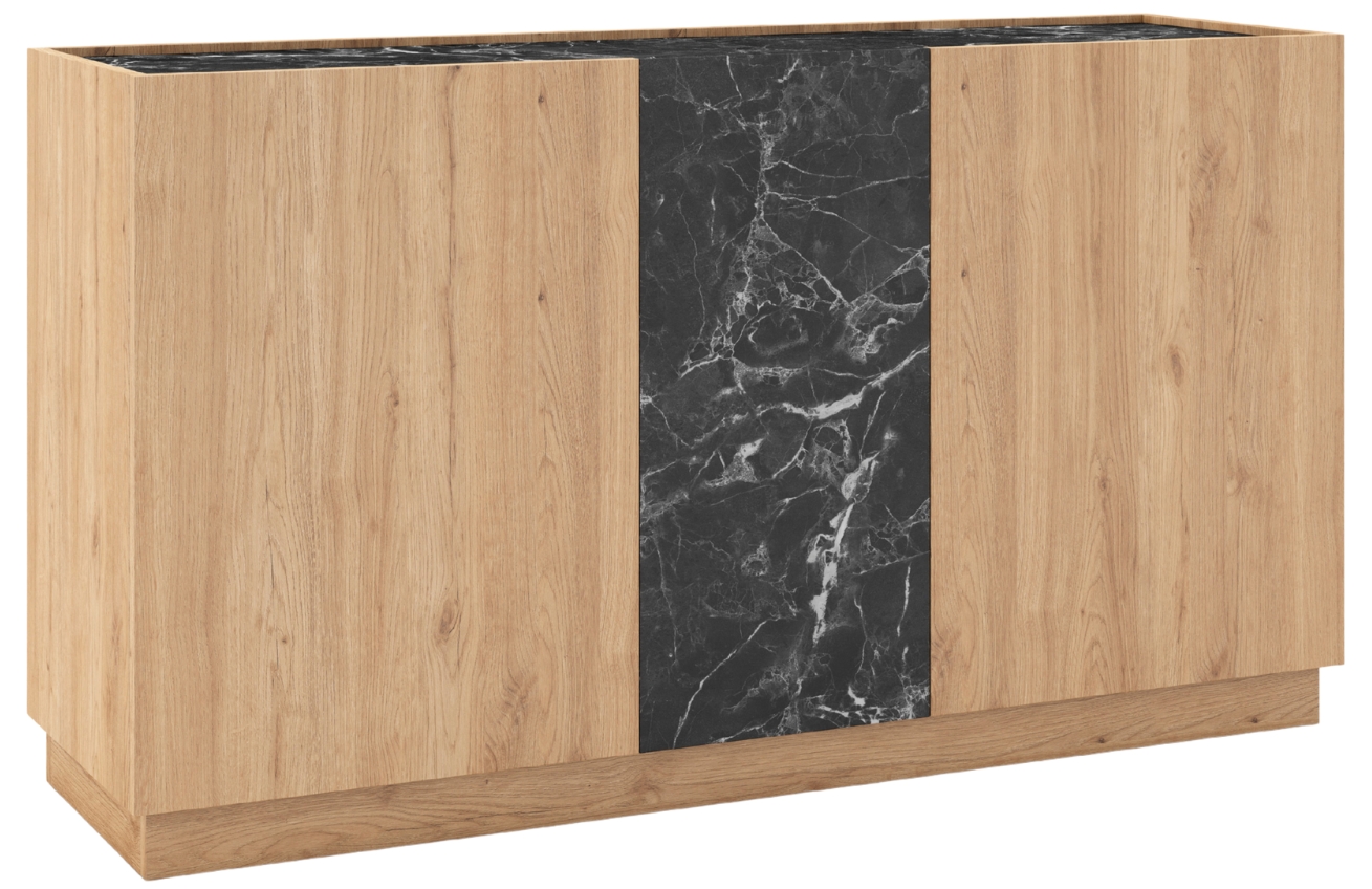 Marckeric Komoda Dione 140 x 40 cm s dubovým dekorem