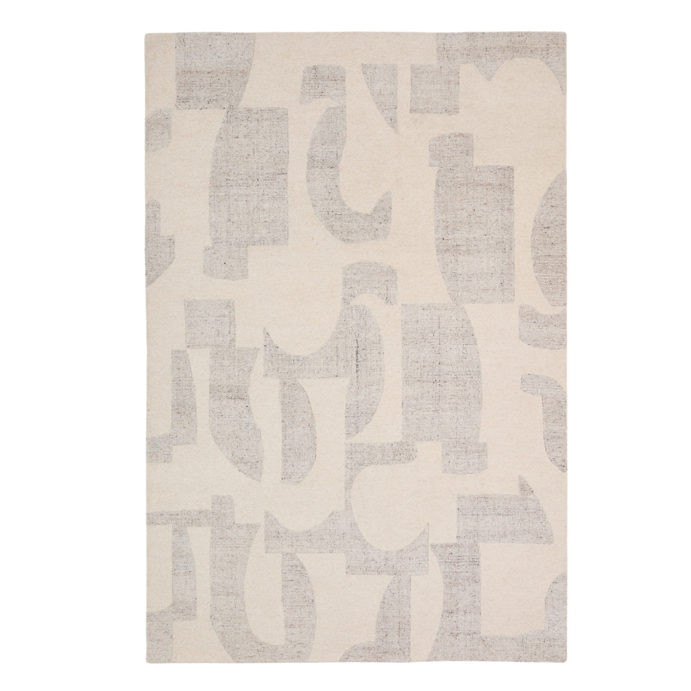 Kave Home Šedý vlněný koberec Norela 200 x 300 cm