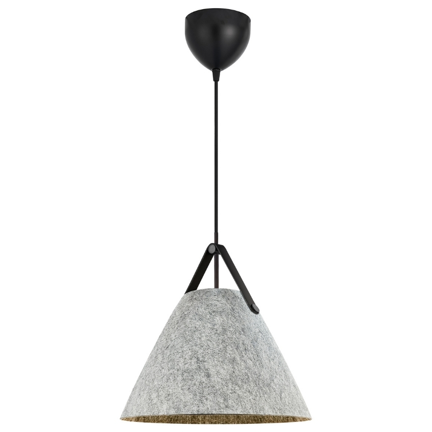 Nordlux Světle šedé závěsné světlo Strap 36 cm