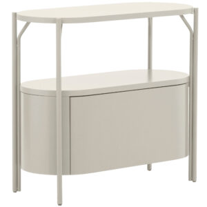 Kave Home Bílá lakovaná koupelnová skříňka Arely 90 x 40 cm