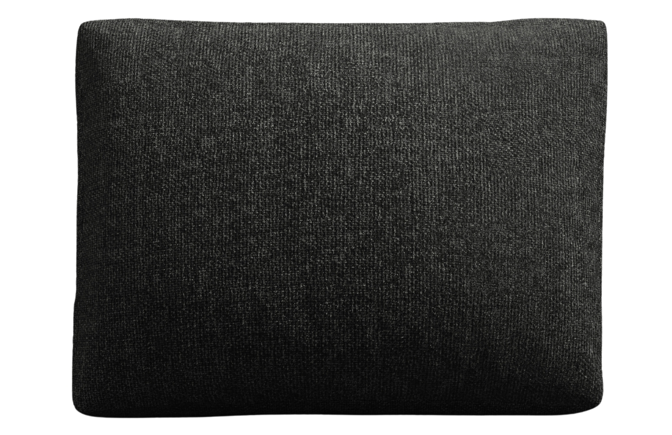 Cosmopolitan Design Černý polštář Camden 60 x 40 cm