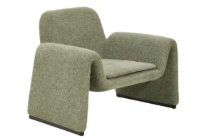 Kave Home Zelené čalouněné křeslo Melvia