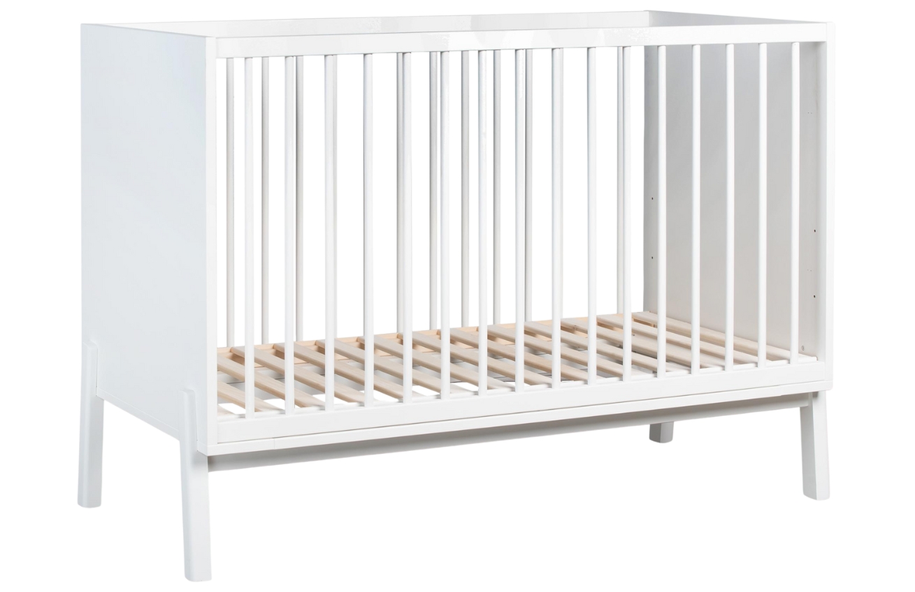 Krémově bílá dětská postýlka Quax Ashi 60 x 120 cm