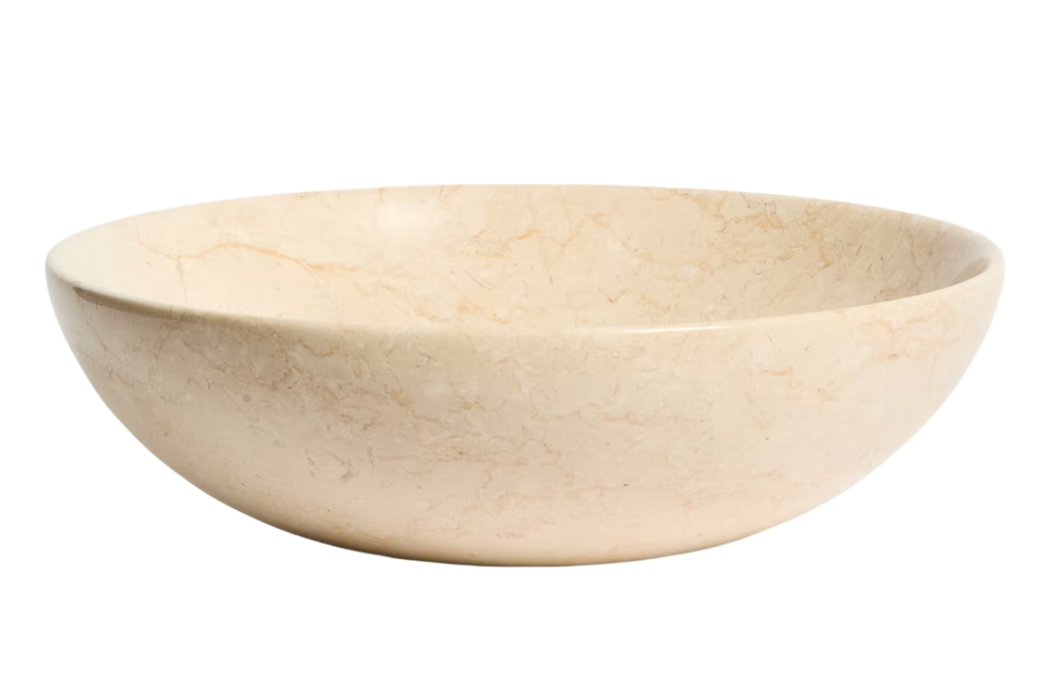 Kave Home Béžové mramorové umyvadlo na desku Darnen 40 cm