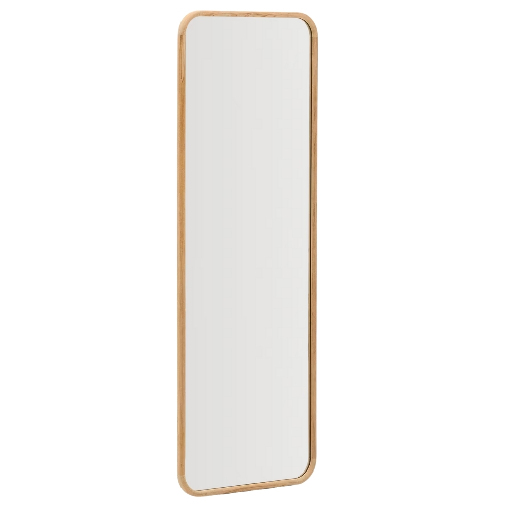 Kave Home Dřevěné zrcadlo Milsa 154 x 54 cm