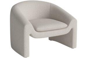 Bolia Béžové bouclé křeslo Mielo