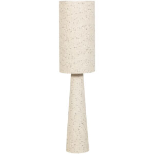 WOOOD Krémově bílá bouclé stojací lampa Loft 130 cm