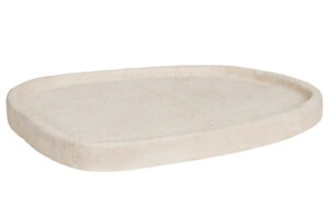 Nordic Living Béžový podnos Dozo 35 x 30 cm