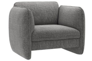 Micadoni Tmavě šedé křeslo Georgia Micadoni Tmavě šedé křeslo Georgia