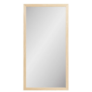 Nordic Living Dřevěné závěsné zrcadlo Scottsyard 75 x 45 cm