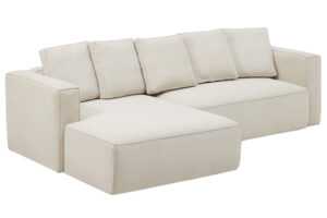 Kave Home Béžová rozkládací rohová pohovka Marela 276 cm