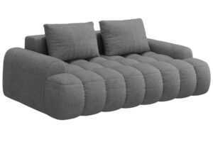 Cosmopolitan Design Šedá trojmístná pohovka Linz 200 cm