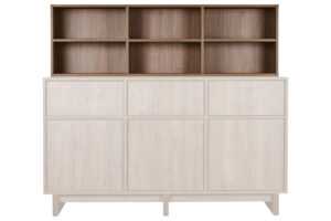 Hnědá modulární police Quax Kyo