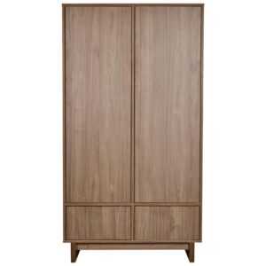 Hnědá dětská šatní skříň Quax Kyo