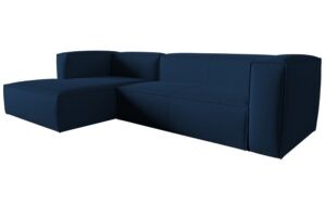 Cosmopolitan Design Tmavě modrá rohová pohovka Mackay 282 cm