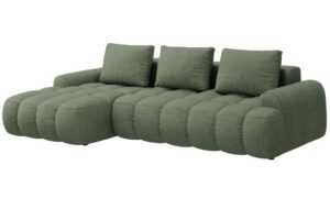 Cosmopolitan Design Zelená rozkládací pohovka Linz 275 cm