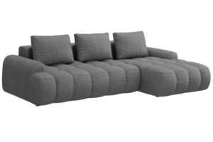 Cosmopolitan Design Šedá rozkládací pohovka Linz 275 cm