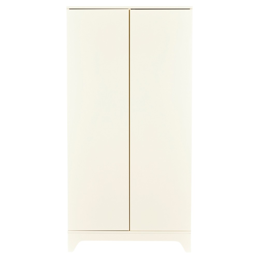 Světle žlutá dětská šatní skříň Quax Tsugi 96 x 58 cm