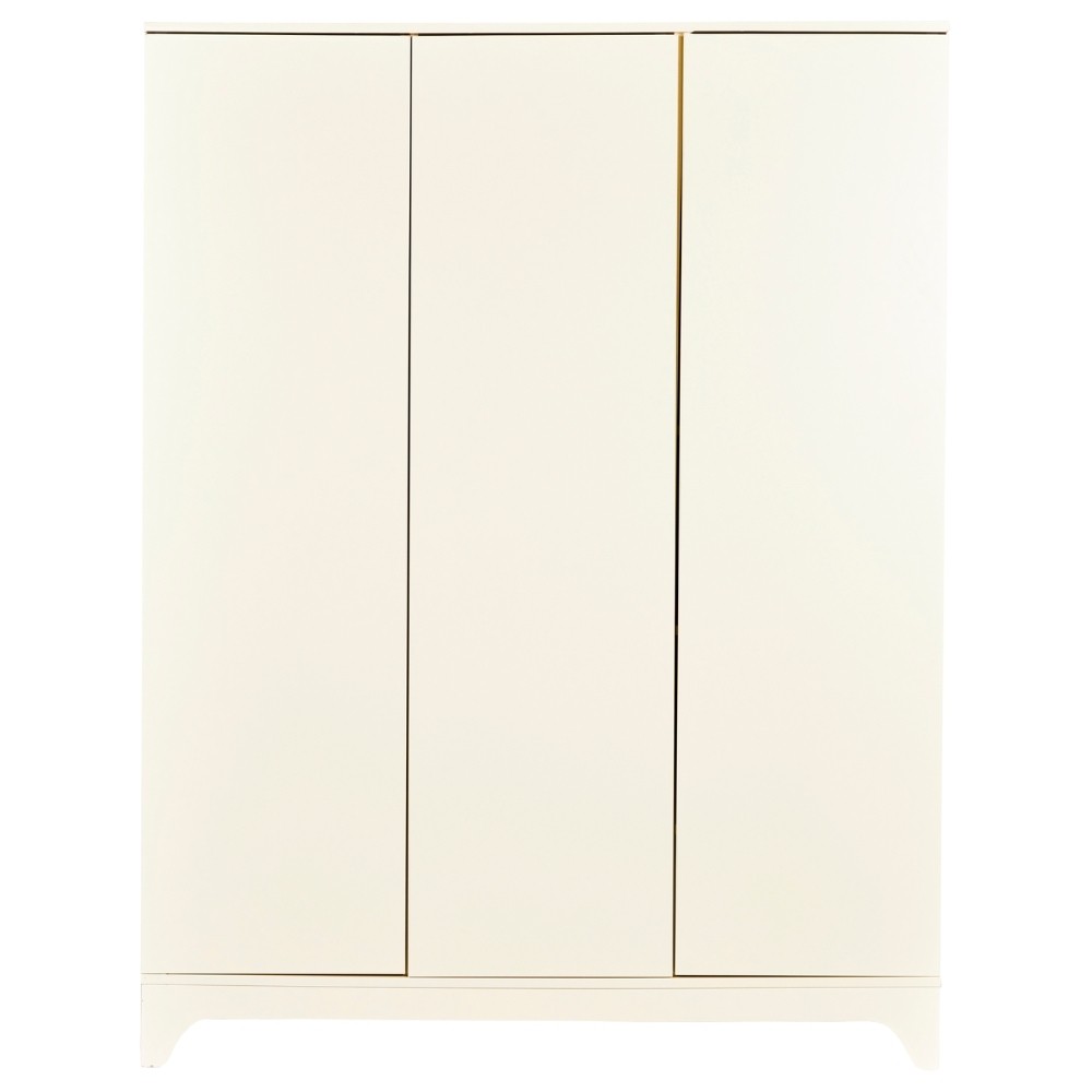 Světle žlutá dětská šatní skříň Quax Tsugi 144 x 58 cm