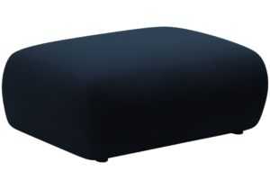 Micadoni Královsky modrá sametová podnožka Kate 99 x 60 cm