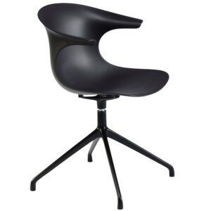 Infiniti Černá konferenční židle Loop Mono s područkami