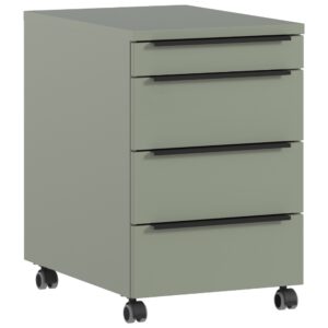 Germania Zeleno-šedý pojízdný kontejner Mailand 42 x 60 cm