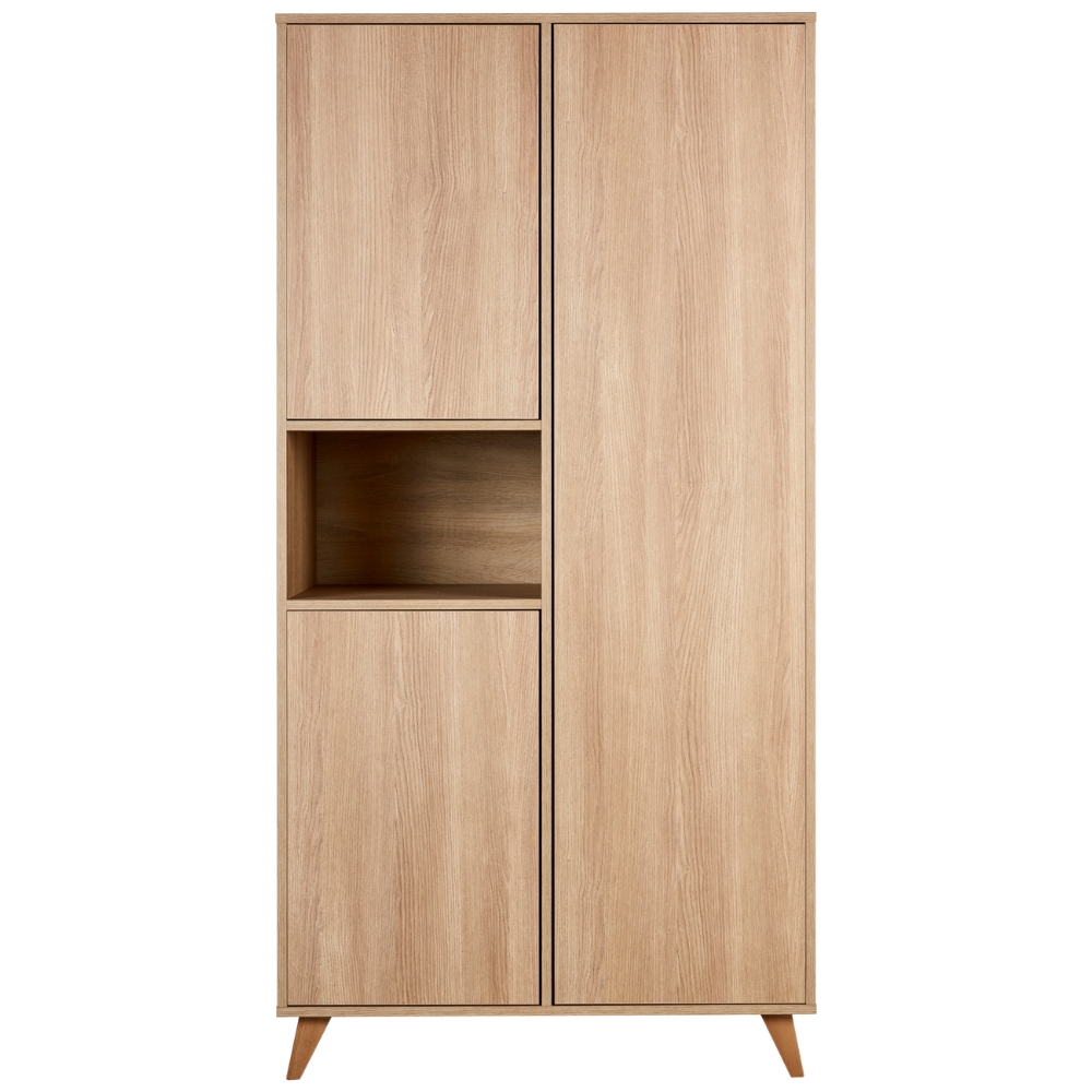 Skříň Quax Loft 190 x 96 cm s dřevěným dekorem